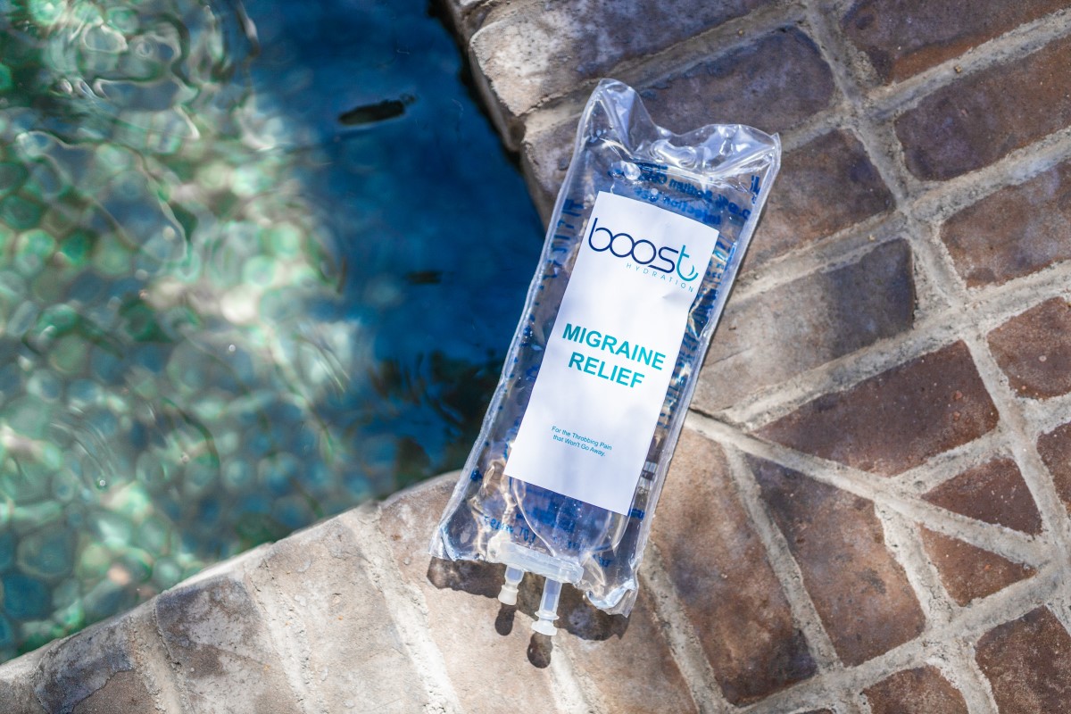 Migraine relief IV from Boost Hydration